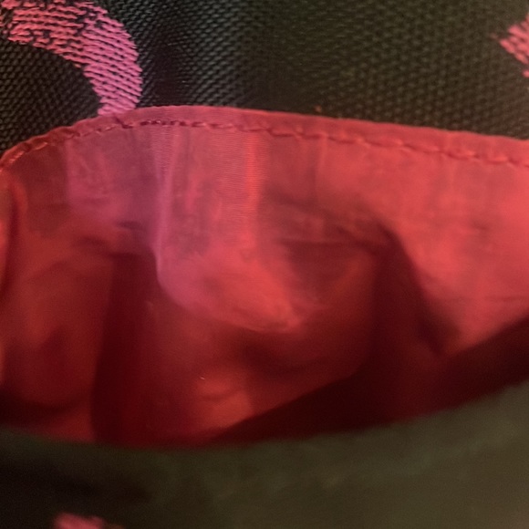 Vintage Juicy Couture large tote Black and pink distressed look - Picture 7 of 14